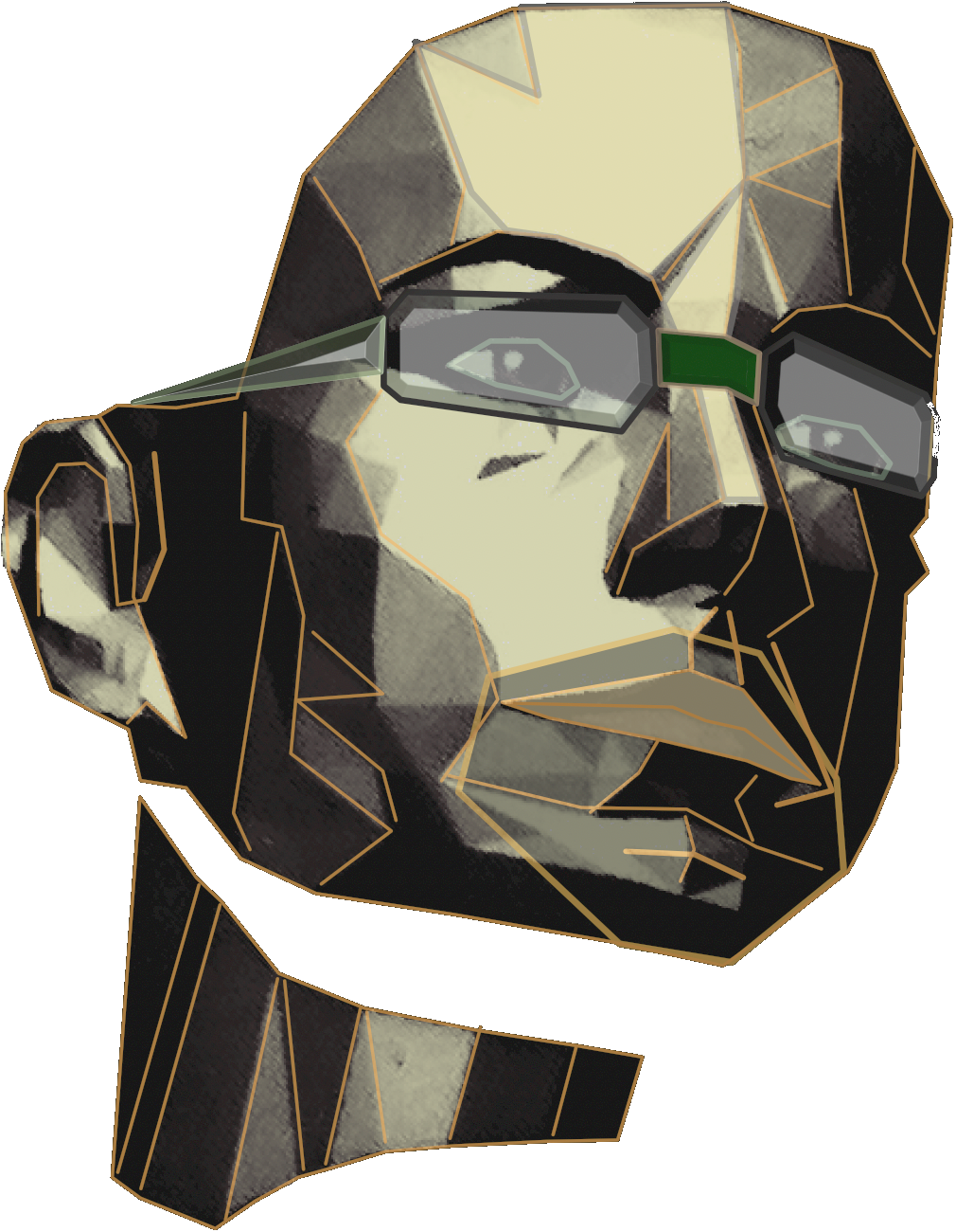 Evan Craig Jones - Geometric Portrait